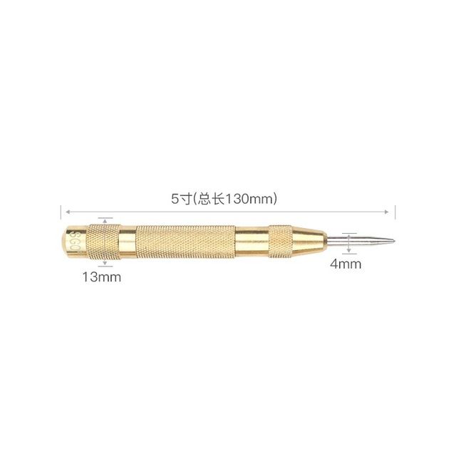 hh-ddpjgolden-hss-automatic-center-punch-dot-punch-drill-bit-tools-positioner-semi-automatic-window-breaking-device-length-130mm