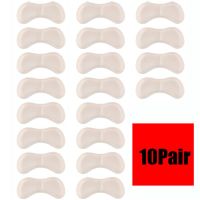 5Pairs Heel Insoles Patch Pain Relief Anti-wear Cushion Pads Feet Care Heel Protector Adhesive Back Sticker Shoes Insert Insole