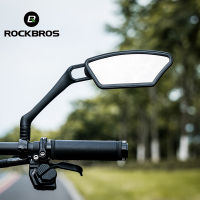 ROCKBROS กระจกมองหลังจักรยานมุมกว้าง360 ° กระจกปรับได้การหมุนจักรยานบนถนน MTB ที่มั่นคงมือจับกระจกอุปกรณ์เสริมจักรยาน