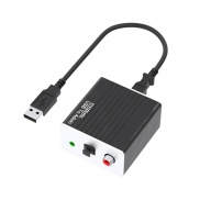 USB to Audio Converter PC Sound Card for PS5 to 3.5mm Speaker AUX