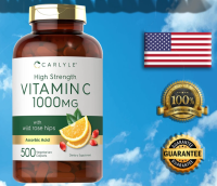 Carlyle Vitamin C 1000 mg with rose hips 500 caps