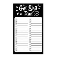 Grocery List Notepad with Magnet for Shopping To Do Lists Magnetic Note Pad for Refrigerator Inspirational 50 Sheets