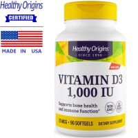 Healthy Origins Vitamin D3 1000 IU x 90