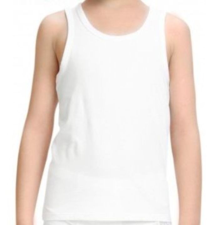 SINGLET BUDAK SEKOLAH - WHITE SINGLET FOR BOY - BACK TO SCHOOL - READY ...