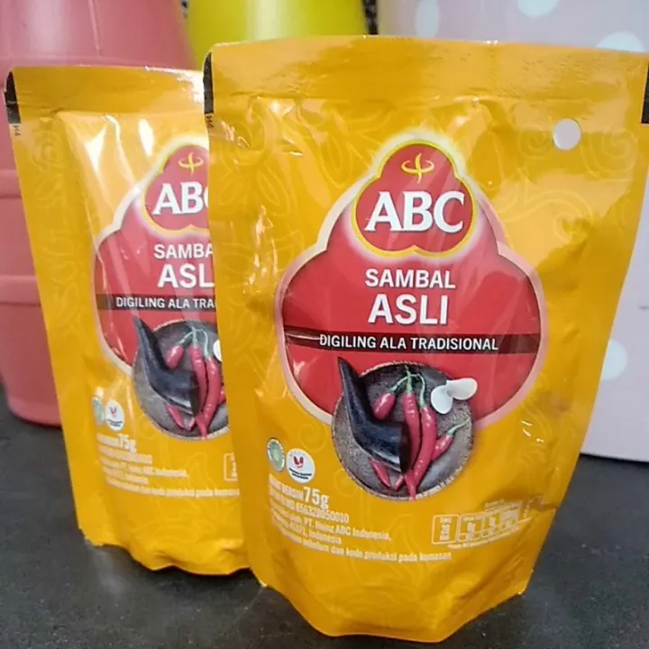 Saos Abc Sambal Asli Sachet Pouch 75 Gram Lazada Indonesia