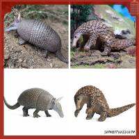 SHIWEI732880294 พลาสติกครับ ของเล่นสอน เด็กความรู้ความเข้าใจ ฉากสวนสัตว์ โมเดล Pangolin เหมือนจริง Manis pentadactyla Figurine จำลองสัตว์ป่า