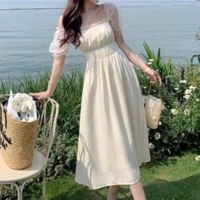 COD DSTGRTYTRUYUY korean dress for woman summer dress white dress casual dress formal dress for women white dress for civil wedding debut cocktail dress