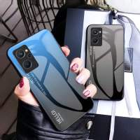 "[ส่งจากไทย] Case ออปโป้ เคสกระจกทูโทนไล่สี OPPO A78 A58 A17 A17K A77S A57 A77 A76 A96 Reno7Z Reno8Z A15 A15S A16 A54 A53 Reno8T เคสกระจกสองสี เคสกันกระแทก ขอบนิ่ม