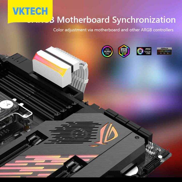 [Vktech] ATX 24Pin To 90 Degree Power Supply Connector Adapter Computer