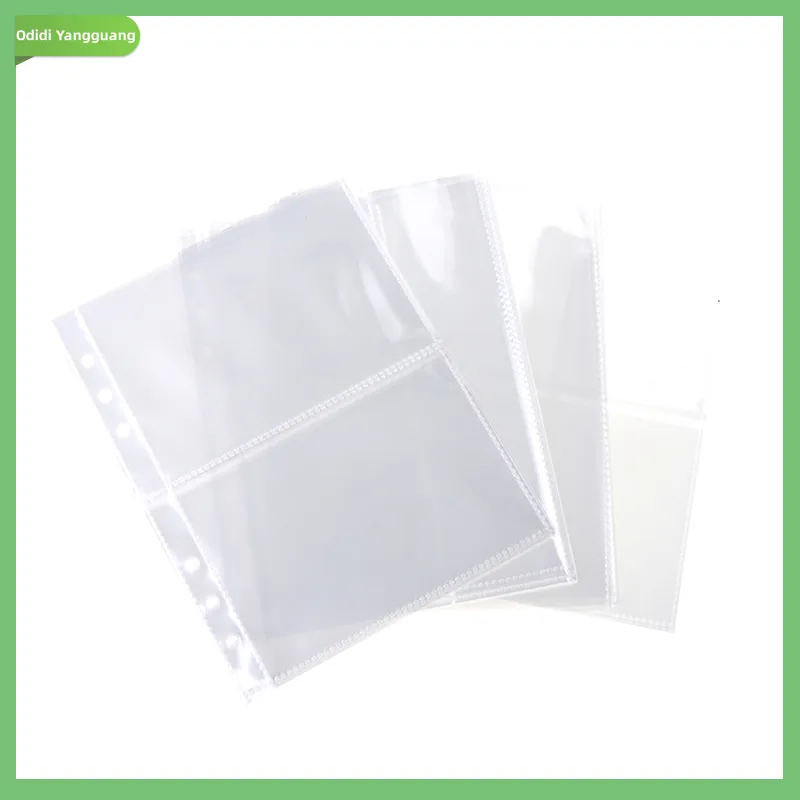 10pcs Standard Clear Plastic Photo Album Transparent A5 Binder