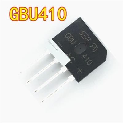 10Pcs ใหม่ GBU410 Rectifier Bridge Stack DIP-4 In-Line 4A 1000V