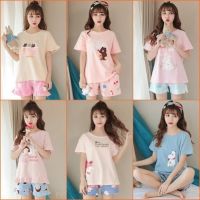 ** พร้อมส่งในไทย ** Sweet Dream Pajamas ชุดนอนสีพาสเทล ลายการ์ตูนน่ารักๆ