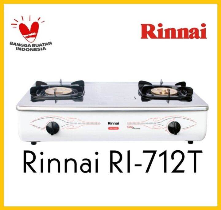 Kompor Rinnai RI-712T / Kompor Gas 2 Tungku RI-712T Api Turbo/ Rinnai RI- 712T | Lazada Indonesia
