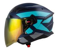 หมวกกันน็อค RANDOM HELMET Air Force - Power น้ำเงินด้าน