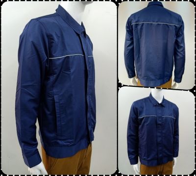 เสื้อแจ็คเก็ตกึ่งสูท สำหรับผู้บริหาร สีกรมท่าใส่ได้ ชาย หญิง กันแดด กันลม งานผลิตจากโรงงานไทย