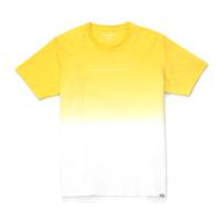 SIMWOOD Dip Dye Contrast Color T-shirt Men O-neck Letter Print Fashion Streetwear 100 Cotton Breathable Tops SJ120895