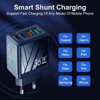 ZHSONG PD 20W Quick Charge 3.0 Wall USB Charger Fast Charging Adapter สำหรับ Samsung แท็บเล็ตศัพท์ EU US 2พอร์ต USB Chargers