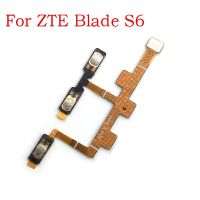 สวิทช์ไฟปุ่มเปิด/ปิดปุ่มคีย์ระดับเสียงสายเคเบิ้ลยืดหยุ่นสำหรับ Zte Blade L3 L5 S6 V6 V7 A610 A452 A510 A462 A310 V8 A6 Lite