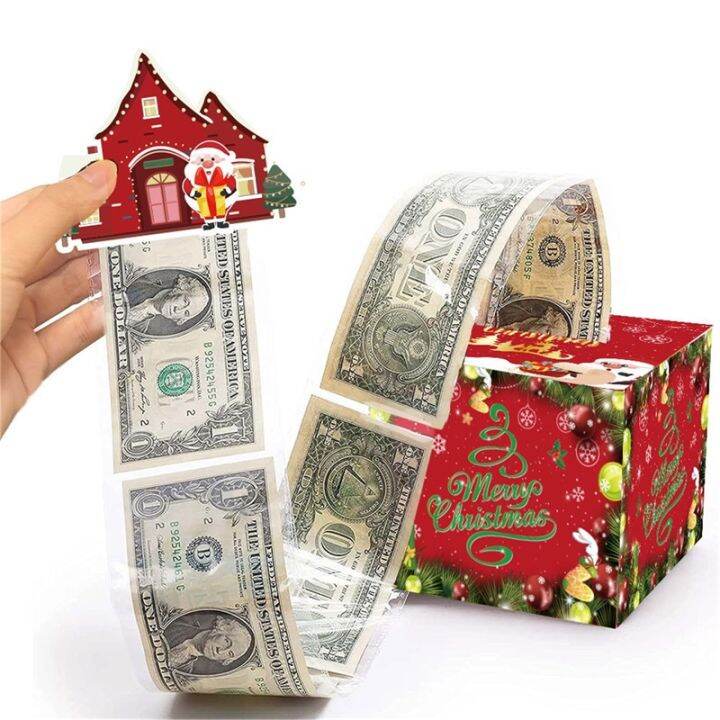 Money Pull Box for Cash Gift DIY Birthday Money Surprise Box with Pull