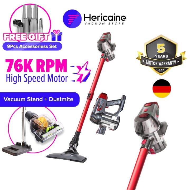 ⚘Hericaine Cordless Vacuum Cleaner H10 Lite Handheld Vacuum Cleaner