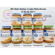 HŨ DINH DƯỠNG VỊ MẶN BABYDREAM CHO BÉ TỪ 4m