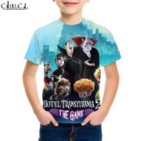 2023 In stock Cartoon Hotel Transylvania 3D Print Childrens T-Shirts Boy Girl Harajuku Tops，Contact the seller to personalize the name and logo
