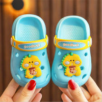 Summer Children Slippers Boys Girls Cute Cartoon Animals Sandals Kid Soft EVA Bathroom Non-Slip Slides Toddler Indoor Home Shoes