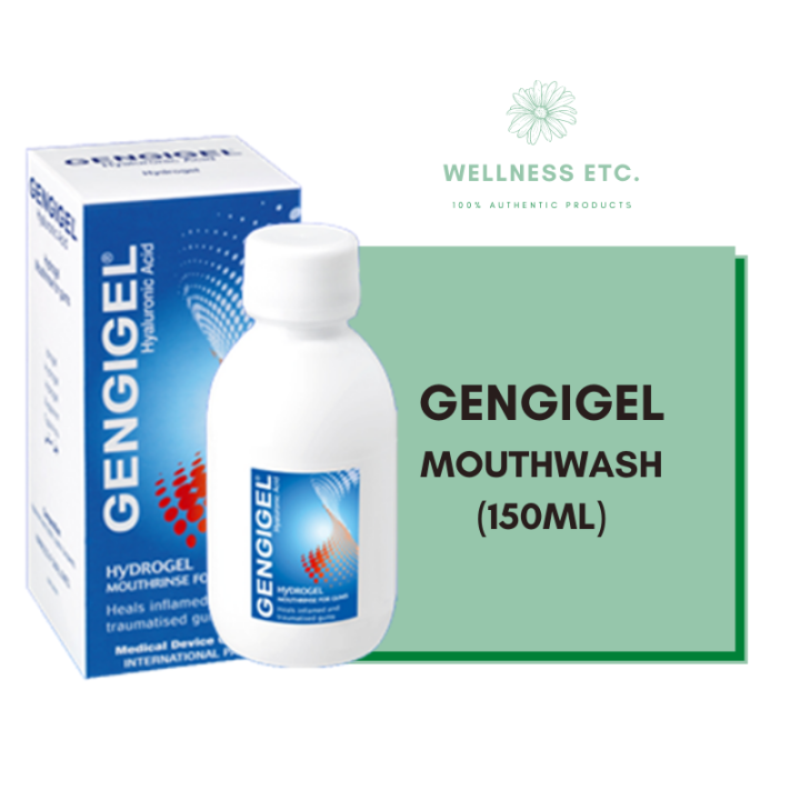 100 Authentic Gengigel Mouthwash 150ml Gum Healing Product