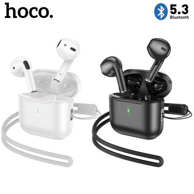 HOCO EW53 ชุดหูฟังบลูทูธไร้สาย True Bluetooth 5.3 หูฟังสเตอริโอแบบสปอร์ตพร้อมไมโครโฟนสำหรับสมาร์ทโฟนทุกรุ่น Universal พร้อมเชือกเส้นเล็ก