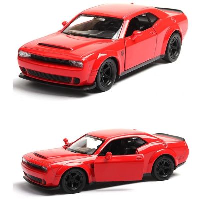 【CC】 simulation Dodge Challenger1:36 scale alloy pull back Challengercollection toy cars modelfree shipping