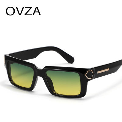 OVZA 2023แว่นตากันแดดไล่ระดับสีแฟชั่นใหม่สำหรับผู้ชายแว่นทรงสี่เหลี่ยมผู้หญิงป้องกันรังสียูวีสไตล์คลาสสิก S1098