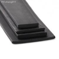 Black Solid Rubber Seal Strip Damper Pads Marine Sealing Gaskets for Doors Window Width 10/20/30mm Thick 1/2/3/5/6/8/10mm