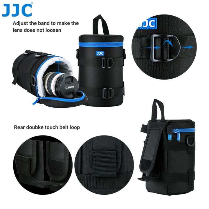 jjc-เคสกระเป๋ากระเป๋ากล้องเลนส์หรูหราสำหรับเลนส์แคนอน-nikon-sony-olympus-fuji-dslr-อุปกรณ์ถ่ายภาพกระเป๋าเป้สะพายหลังกระเป๋าสะพายไหล่