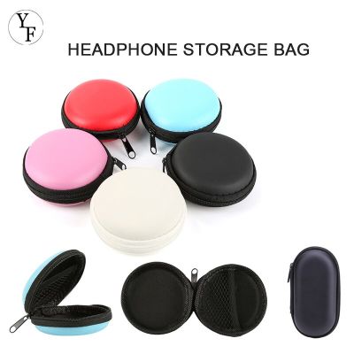 Headphone Storage Bag EVA Storage Box In-Ear Earphone Pouches Storage Case Convenient Carry For Headset Data Line Dropship