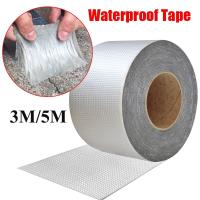 ♕◈☃ High Temperature Resistance Waterproof Tape Aluminum Foil Thicken Butyl Tape Wall Crack Roof Duct Repair Adhesive Tape