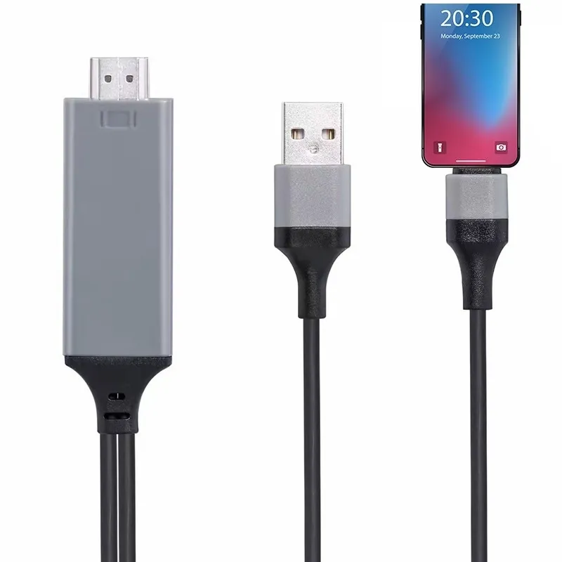 Suitable for apple to HDMI HD cable, suitable for iPhone to HDMI