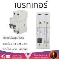 รุ่นใหม่ล่าสุด เบรกเกอร์ เบรกเกอร์ไฟฟ้า เมนเบรกเกอร์ SIEMENS 63A 2P 10KA คุณภาพสูงมาก ผลิตจากวัสดุอย่างดี ไม่ลามไฟ รองรับมาตรฐาน มอก. Circuit Breakers จัดส่งฟรีทั่วประเทศ