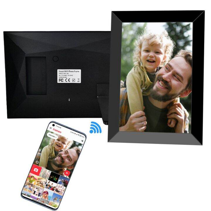 10.1 Inch IPS Screen Wifi Cloud Digital Photo Frame IOS Android APP Smart Picture Frame Lazada