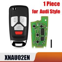 For Xhorse XNAU02EN Universal Wire Remote Key Fob 4 Button for Audi Style for VVDI Key Tool