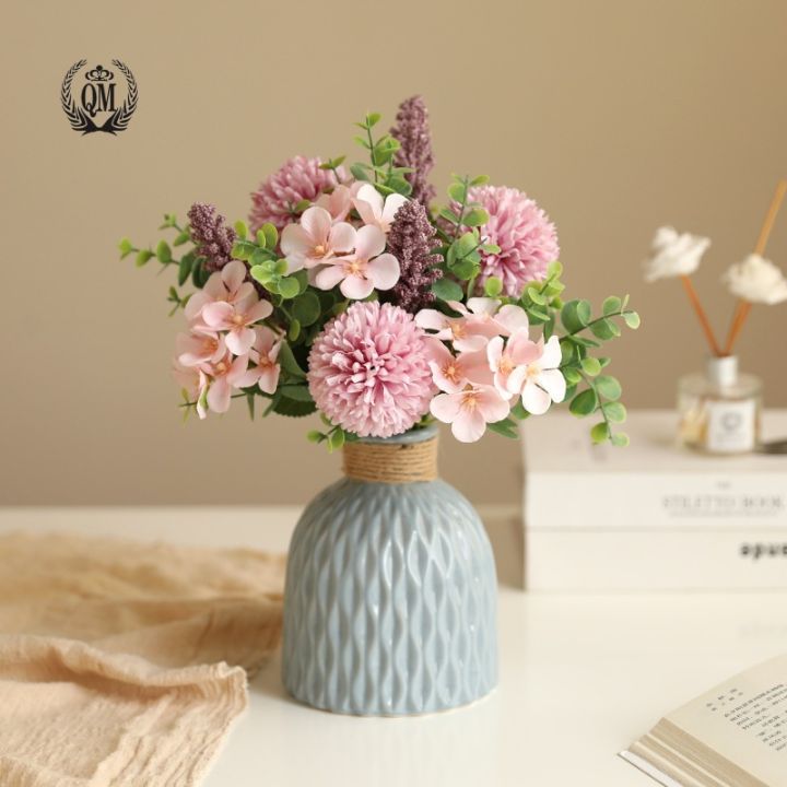 ช่อดอกไม้เทียมสไตล์-ins-ตกแต่งศิลปะดอกไม้ประดิษฐ์การจัดดอกไม้ตกแต่งแห้งห้องนั่งเล่นโต๊ะทานอาหารตกแต่งโต๊ะกาแฟ-huilinshen