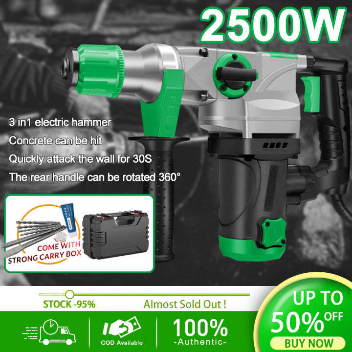 Rotary hammer drill,chipping gun,demolition jack hammer 2500W Electric