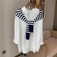 Hot sell Take a small shoulder cape han edition knitting striped tie shawl female summer plus neck scarf age season air conditioning room