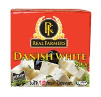 REAL FARMERS DANISH WHITE CHEESE 500 g. ไวท์ชีสขนาด 500กรัม