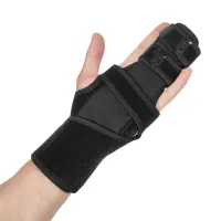 Breathable Mallet Finger Splint สำหรับ 2/3 นิ้วรั้งอลูมิเนียม Finger Support Stabilizer สำหรับหักนิ้วโรคข้ออักเสบ Tendonitis