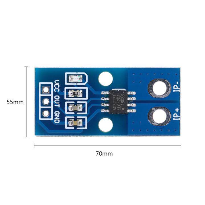 โมดูลอิเล็กทรอนิกส์-acs724เซ็นเซอร์ปัจจุบันของห้องโถง-dc-5v-แรงดันไฟฟ้าเดี่ยวเซ็นเซอร์ปัจจุบันของห้องโถงเซ็นเซอร์โมดูลสำหรับ-arduino