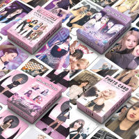 อัลบั้ม BLACKPINK จำนวน55ชิ้นการ์ด Lomo LISA JENNIE ROSE JISOO Kpop Photocard เลเซอร์โปสการ์ดพิษสีชมพูปิดเครื่องชุดสีชมพูเกิด