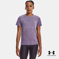 Under Armour Womens UA Seamless Stride Short Sleeve เสื้อแขนสั้น UA Seamless Stride สำหรับผู้หญิง