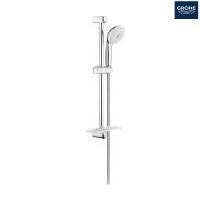 GROHE NEW TEMPESTA ชุดฝักบัวมือ 3 ระบบ พร้อมราว 60 ซม.และถาด 27927001 อุปกรณ์ ของใช้ในห้องน้ำ สุขภัณฑ์ ของแต่งบ้าน Modern ของแต่งห้องน้ำ มินิมอล