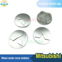 4 Pcs/set 60mm Car Emblem Wheel Center Cover Modified Rim Wheel Hub Cap Fit for Mitsubishi PAJERO V93 V97 OUTLANDER EX yang are