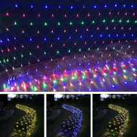 3x2M 200 LED Light Net Mesh Fairy String Curtain Lights Party Wedding Christmas Outdoor Garden Home Decoration Holiday Lighting